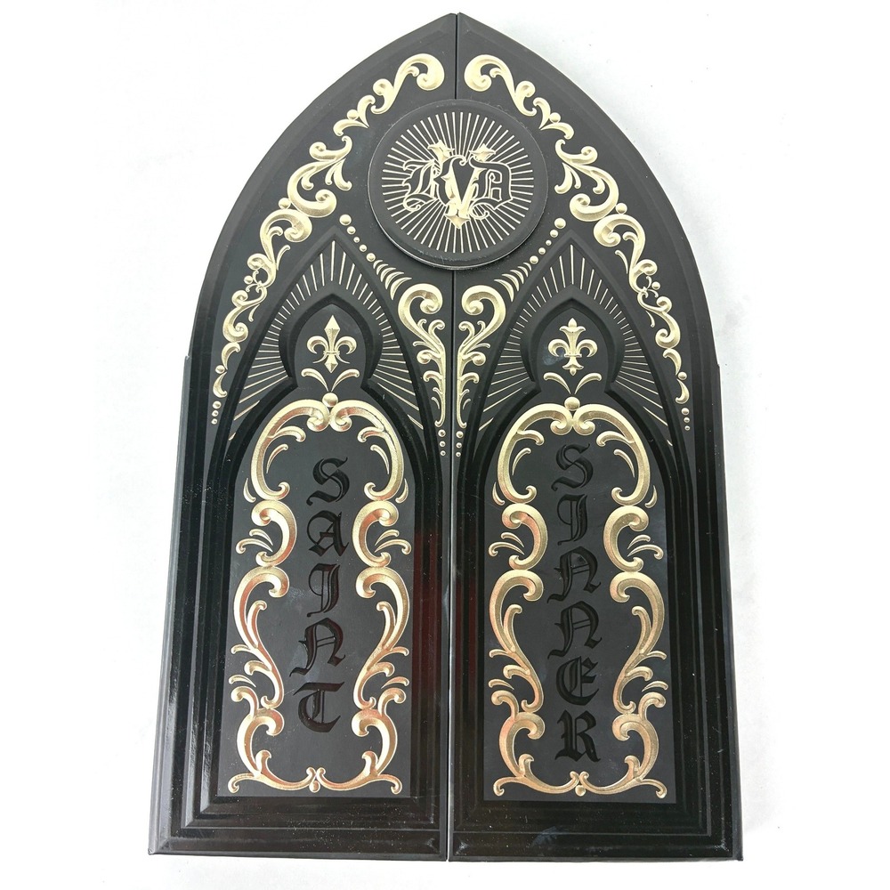 Kat Von D Saint & Sinner Eyeshadow Palette 24 Shades Gothic Limited Edition Case